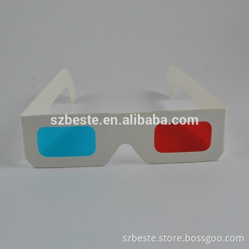 Promotion Gift!! red cyan paper 3d glasses anaglyph